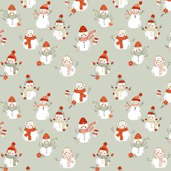 Snowman in Sweet Mint
