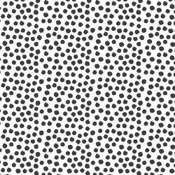 Painted Dot in Onyx on White