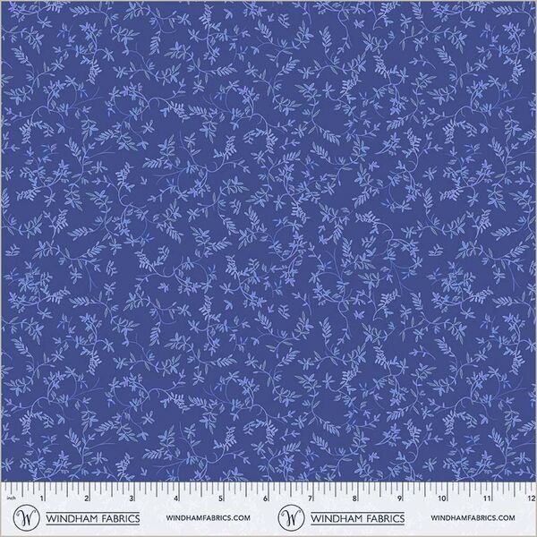 Flowing Vine in Cobalt