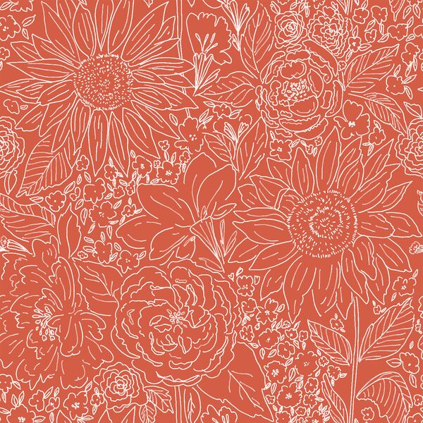 Paperie in Coral Red
