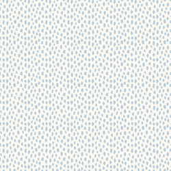 Painted Dot in Fountain Blue on Alabaster