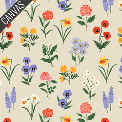 Garden Study Petite Canvas in Cream