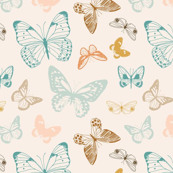 Boho Butterflies in Vintage Summer