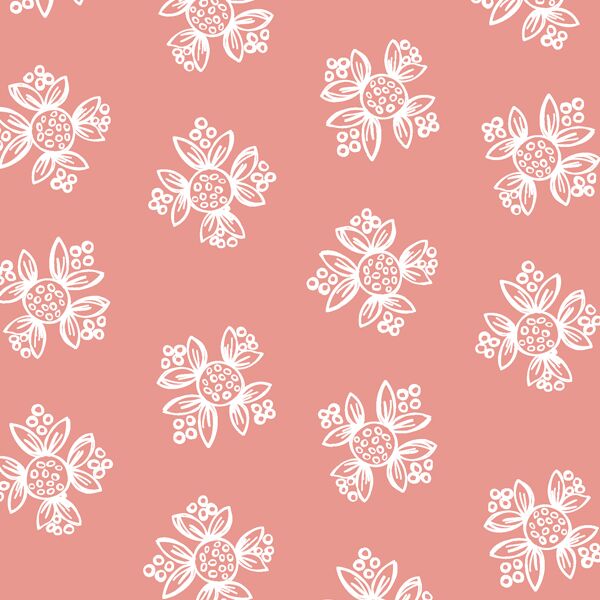 Folksy Floral in Tulip