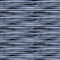 Watercolor Stripe in Navy