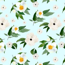 Large Spring Blooms in Spring Breeze