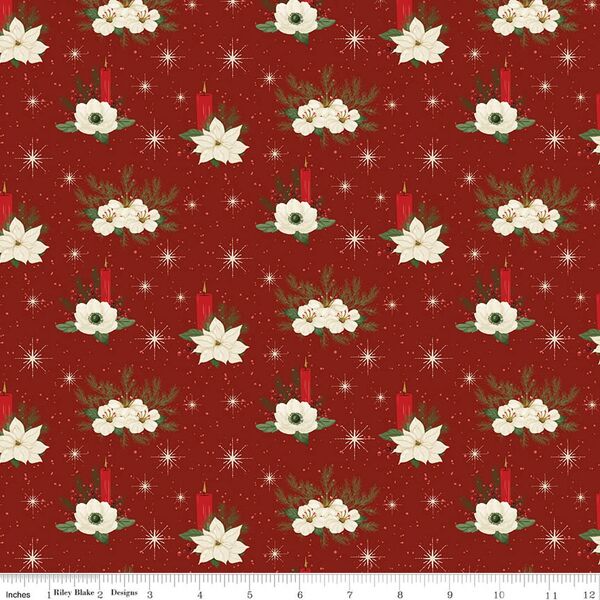 Candle Flowers in Winterberry