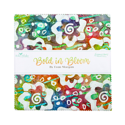 Expressions Batiks 10" Square Pack in Bold In Bloom