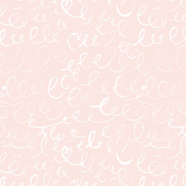 Love Letter Scribbles in Blush