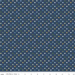 Dots in Navy