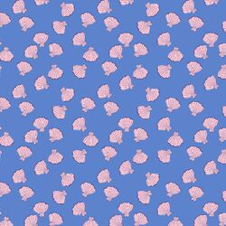 Scallop Sea Shell in Azure