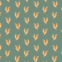 Dancing Leaf in Forest Glade