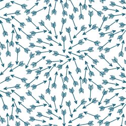 Arrows in Topaz on White