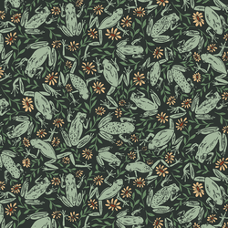 Frogs and Flowers in Cedar
