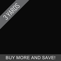 Pure Solid in Deep Black - 3 Yard Quick Cut