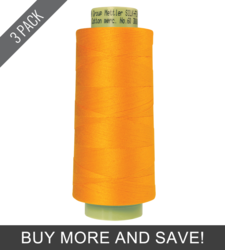 Marigold (9160-0161) - Silk Finish Cotton 60wt - 3000 Yards (3 Pack)