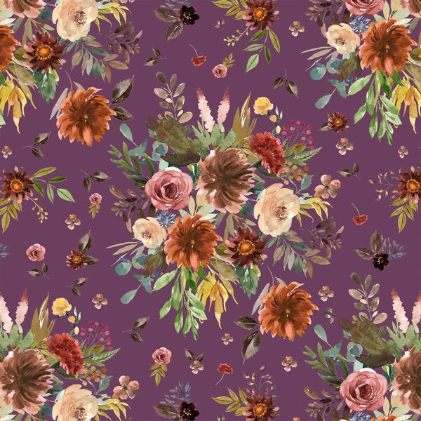 Fall Bouquet in Plum