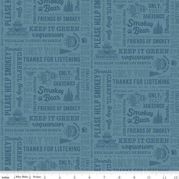 Text in Blue