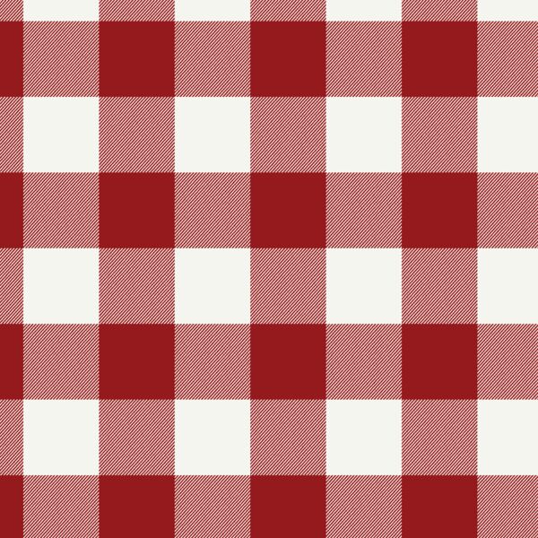 Winter Gingham in Holly