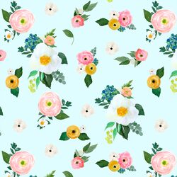 Large Spring Blossoms in Spring Breeze