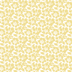 Roundabout Floral in Yellow Hay