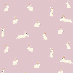 Bunny Rabbits in Lilac