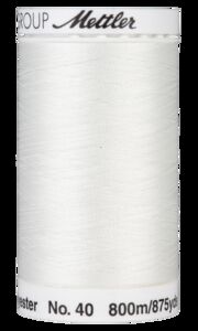 Silky White (2596-0010) - Poly Sheen - 875 Yards