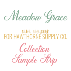 Meadow Grace Sample Strip