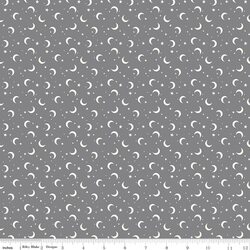 Moon & Stars in Gray