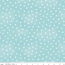 Baby Button Dot in Blue