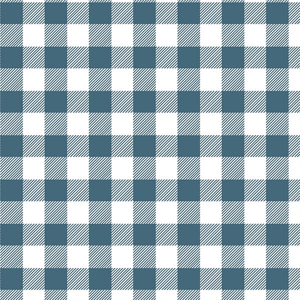 Medium Buffalo Plaid in Lake