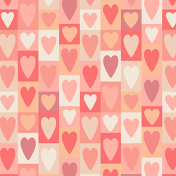 Stacked Hearts in Valentine