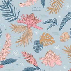 Island Flora in Ocean Air