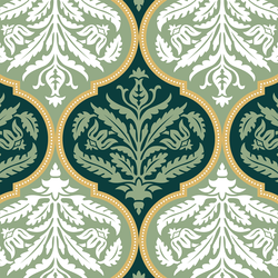 Damask in Emerald