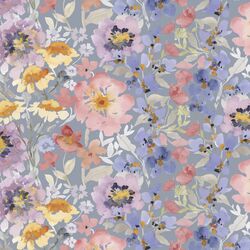Large Endless Garden in Fountain Blue