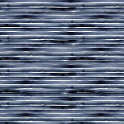 Watercolor Stripe in Navy