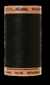 Black (9135-4000) - Silk Finish Cotton 40wt - 500 Yards