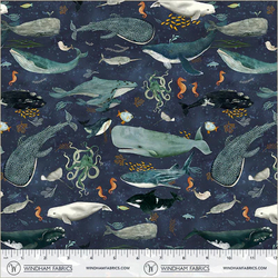 Creatures of the Sea in Deep Blue