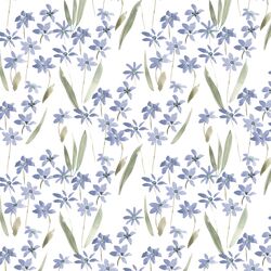 Forest Blooms in Periwinkle