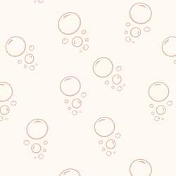 Summer Bubbles in Dawn Pink on Cream