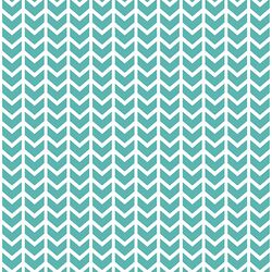 Broken Chevron in Seafoam