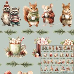Festive Stripe in Pine