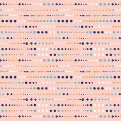 Spotted Stripe in Dawn Pink