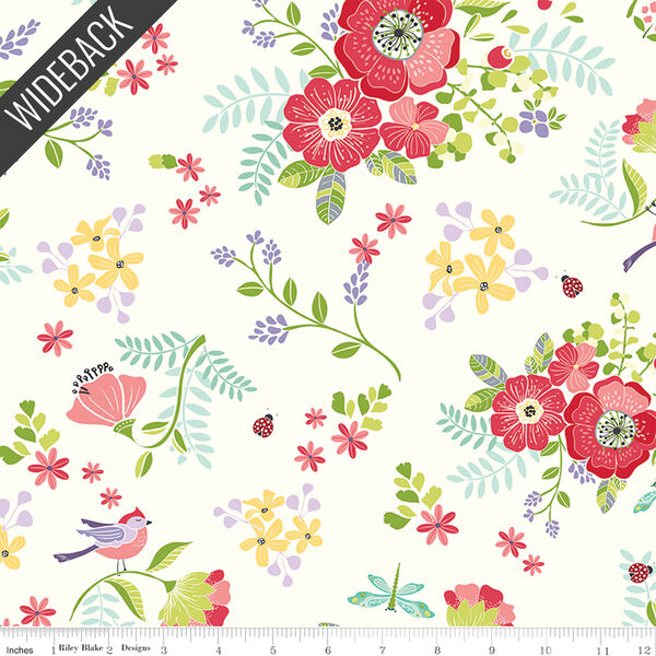 Spring Palette Wideback in Cream