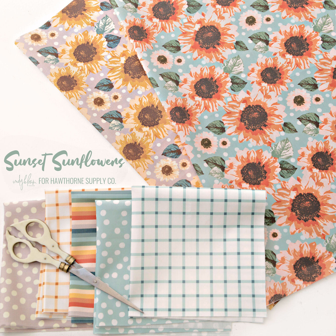 Sunset Sunflowers Poster Image
