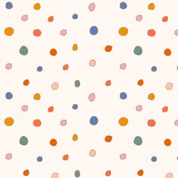 Vibrant Polka Dots in Retro