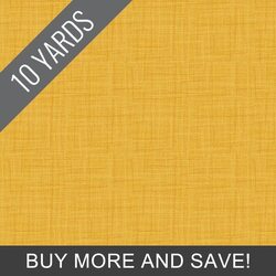 Grasscloth Cottons in Saffron - 10 Yard Bolt