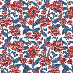 Small Firecracker Floral in Liberty