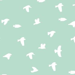 Flock Silhouette in Mint