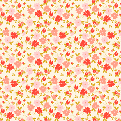 Cottage Floral in Rosy